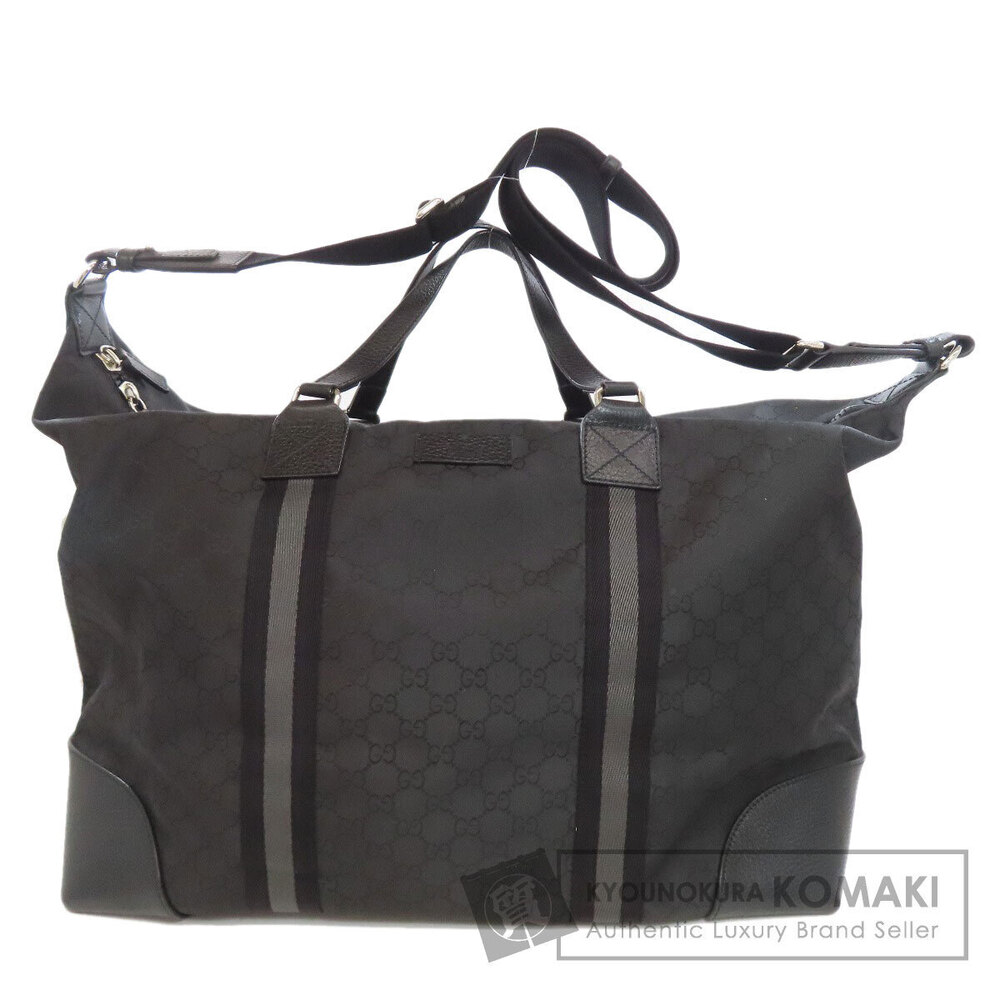 Gucci Monogram Duffle Bag Black